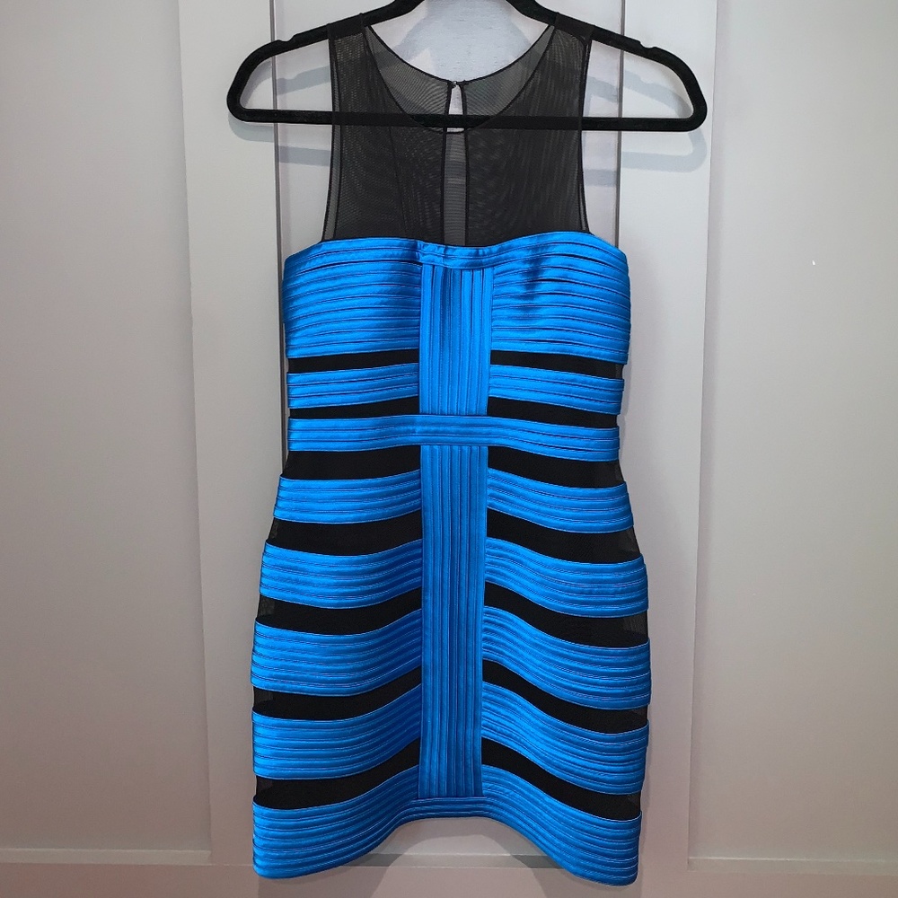 NWT Xscape Bandage Mesh Panel Dress